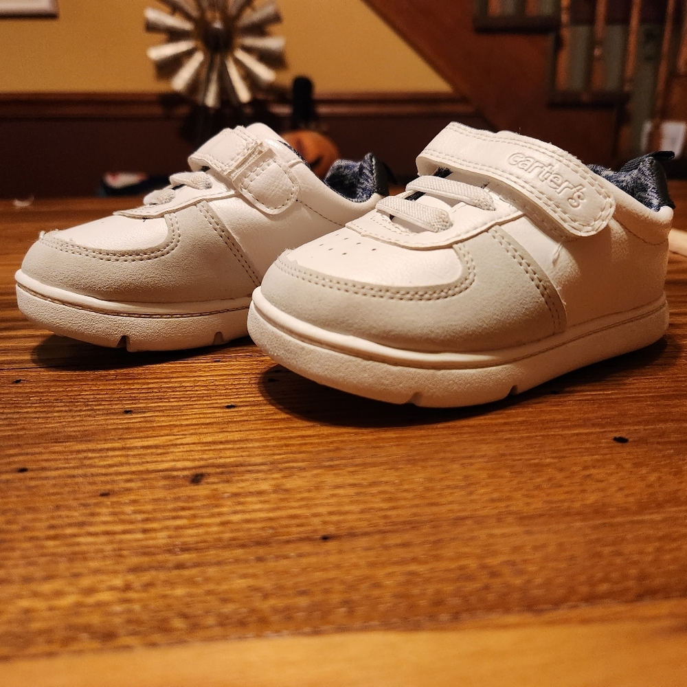 Carter's toddler white sneakers size 5
